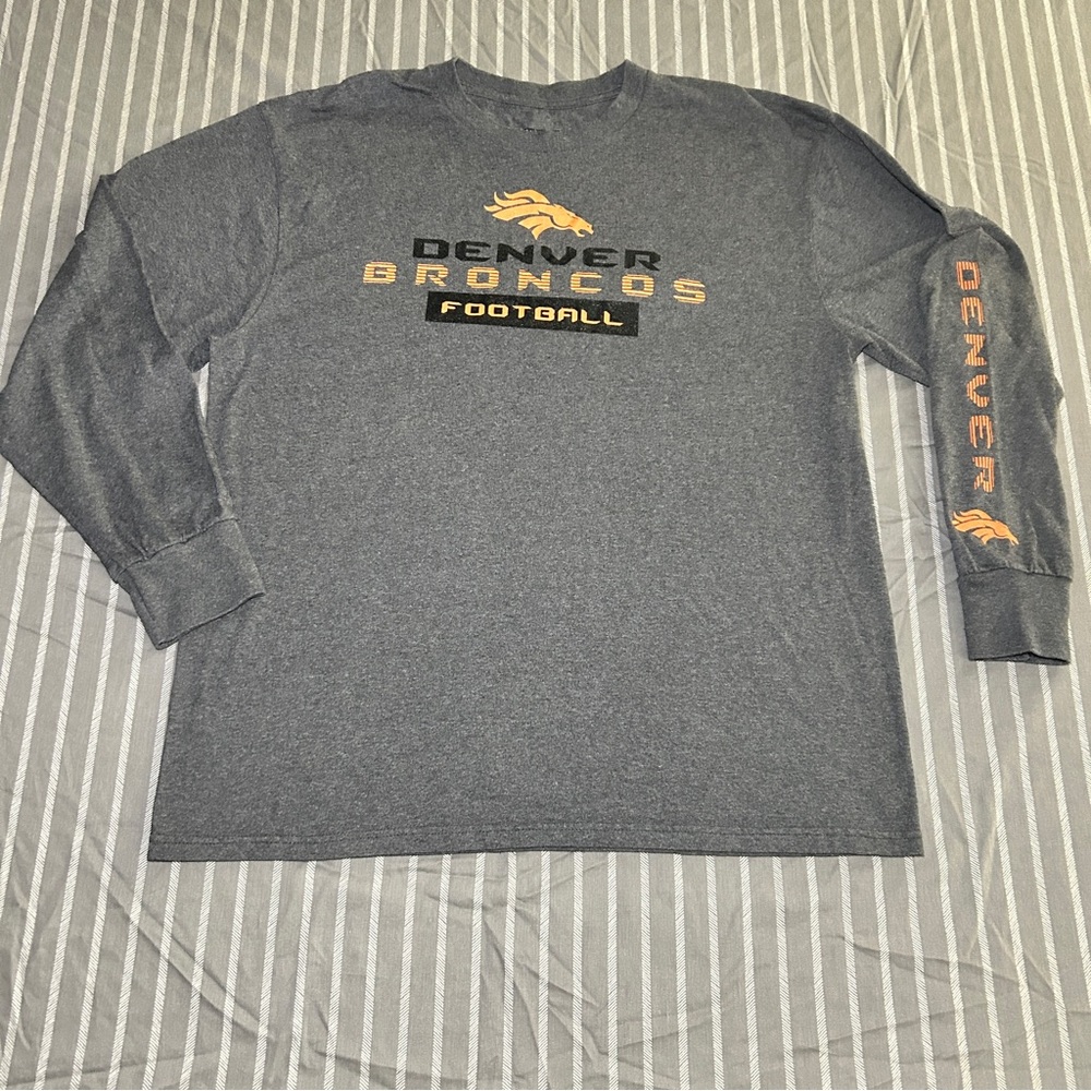 NFL Team Apparel Mens Denver Broncos Football Shirt Size XL
